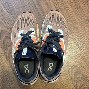 On Running Women's Sneakers - Pink and Navy